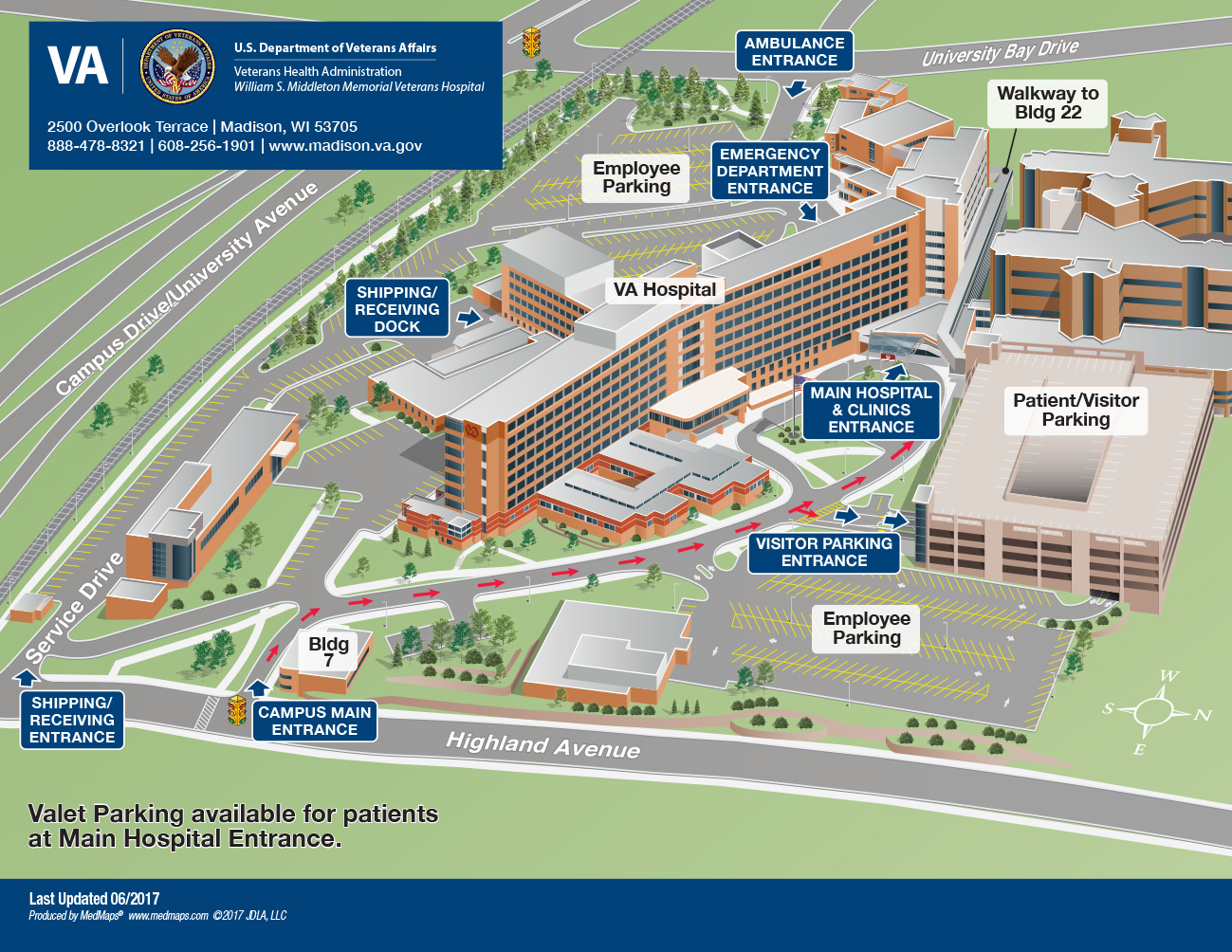 Dorn Va Campus Map Campus Map