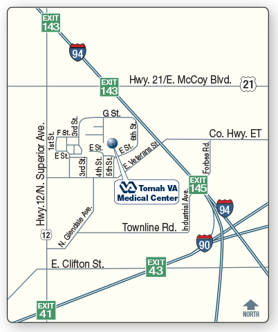 Interactive Map Tomah VA Medical Center